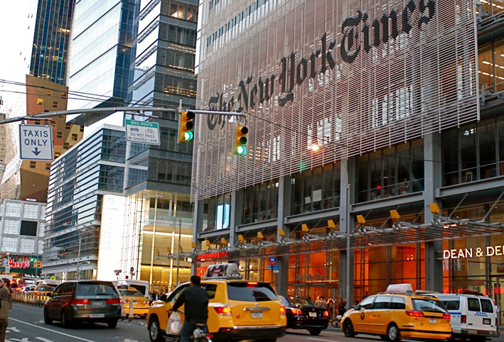 نيويورك تايمز تنصح قراءها بقراءة صحف أخرى منافسة