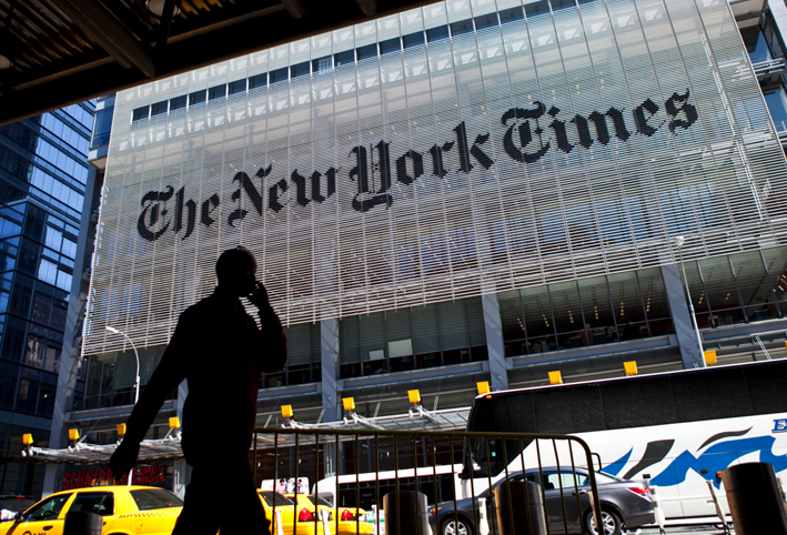 ارتفاع عدد المشتركين في موقع نيويورك تايمز بنسبة 25.5%