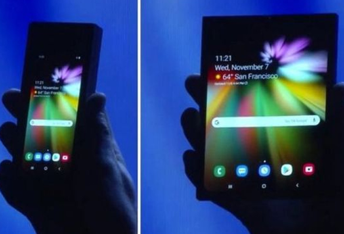 سامسونج تكشف النقاب عن هاتف ذكي جديد بشاشة قابلة للطي